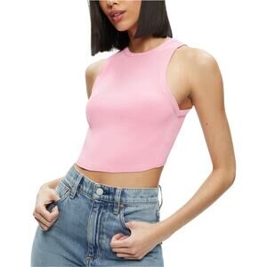 Alice And Olivia Ribbed Cherry Blossom Marin Tank Top Size XS